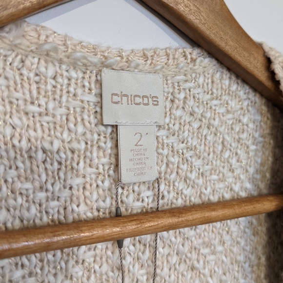 Chico's Fringe Kyleigh cardigan - Picture 2 of 3